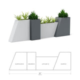 Tessellate Slope Recycled Planter Planters Loll Designs 