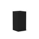 Tessellate Square Recycled Planter Planters Loll Designs Black 24" Tall 