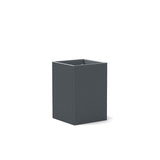 Tessellate Square Recycled Planter Planters Loll Designs Charcoal Gray 18" Tall 