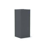 Tessellate Square Recycled Planter Planters Loll Designs Charcoal Gray 30" Tall 