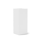 Tessellate Square Recycled Planter Planters Loll Designs Cloud White 30" Tall 