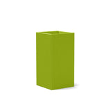 Tessellate Square Recycled Planter Planters Loll Designs Leaf Green 24" Tall 