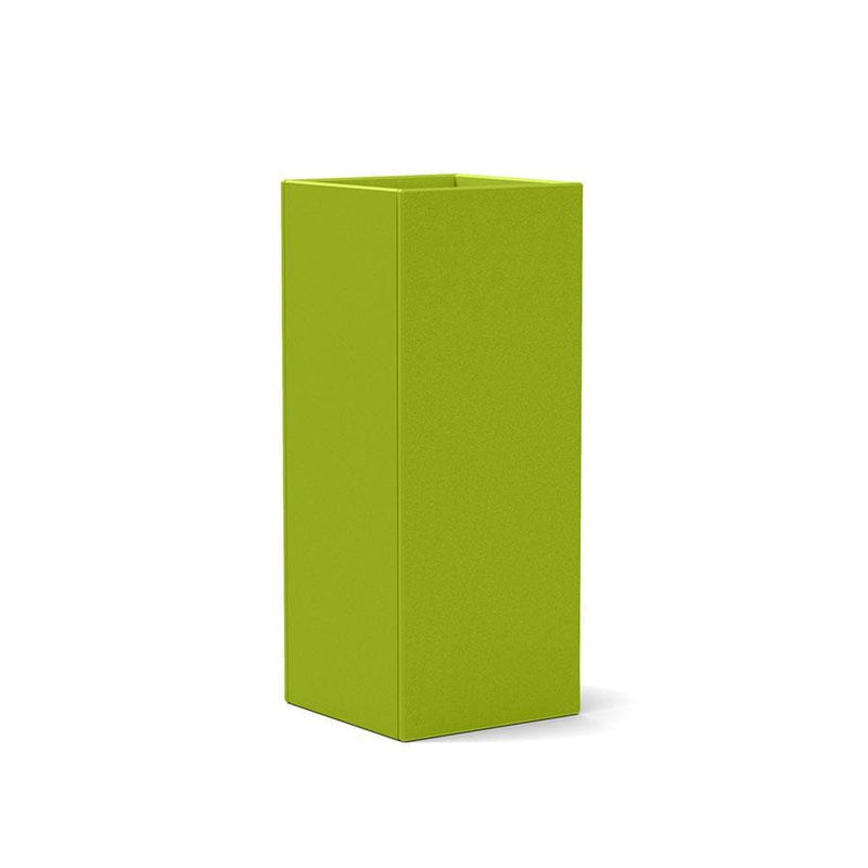 Tessellate Square Recycled Planter Planters Loll Designs Leaf Green 30" Tall 
