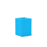Tessellate Square Recycled Planter Planters Loll Designs Sky Blue 18" Tall 