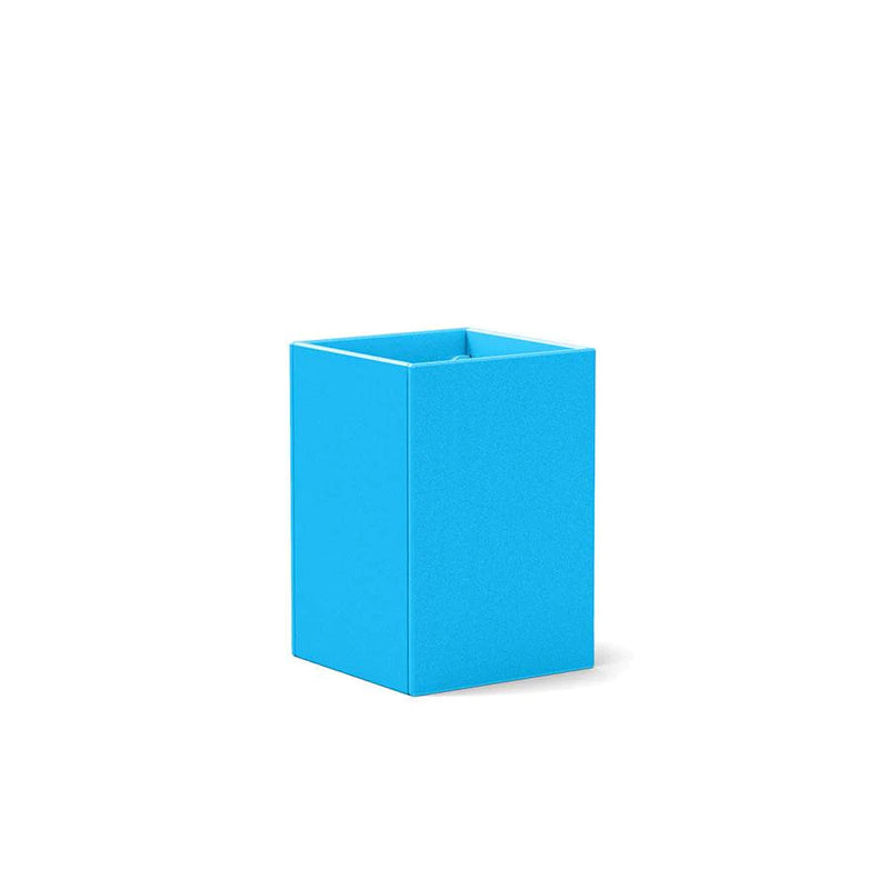 Tessellate Square Recycled Planter Planters Loll Designs Sky Blue 18" Tall 