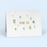 Thank You Plantable Variety Cards - 10 Pack Greeting Cards Cute Root 