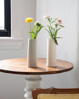 The Bright Angle Bloom Porcelain Vase - Mica Black Satin Matte Vase The Bright Angle 
