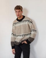 The Knotty Ones Ethno: Off-White Alpaca Wool Sweater Alpaca Wool Sweater The Knotty Ones 