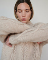 The Knotty Ones Ūla: Buckwheat Merino Wool Sweater Merino Wool Sweater The Knotty Ones 