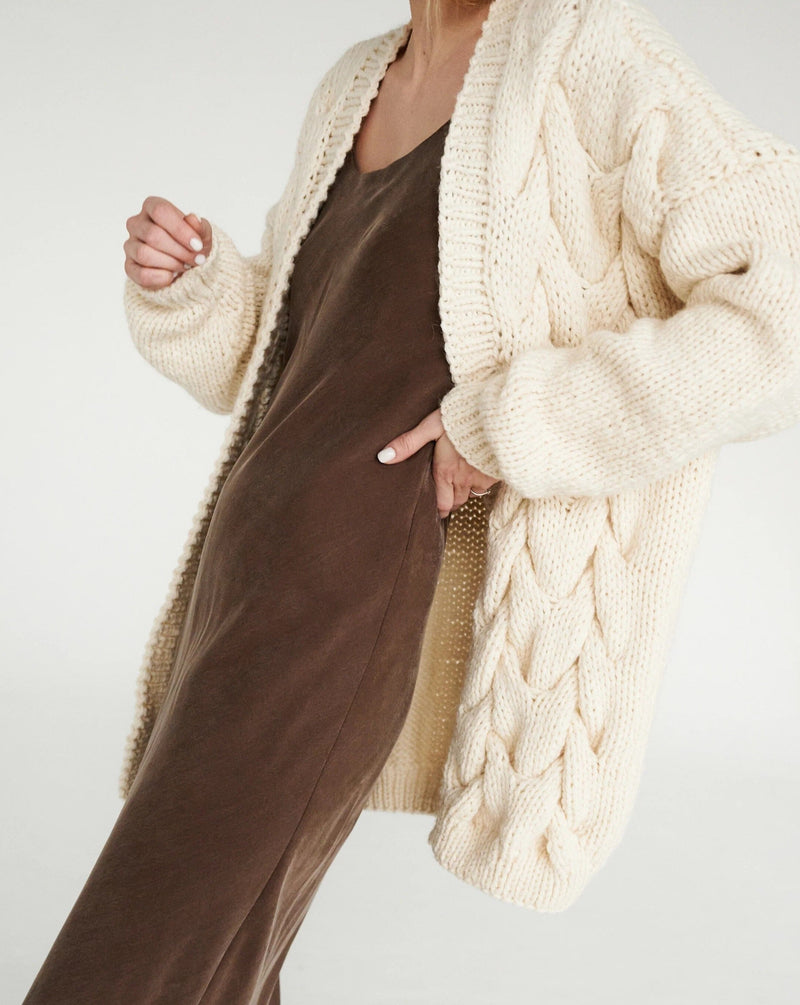Twisted Erik Wool Cardigan Cardigans + Sweaters The Knotty Ones 