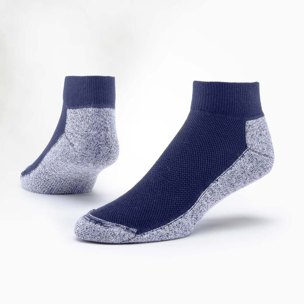 Unisex Sport Ankle Socks - Single Socks Maggie's Organics M Navy 