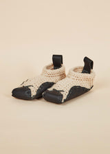 Unisex Wool and Leather House Slippers Slippers Chilote 