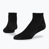 Urban Hiker Unisex Wool Ankle Socks - Single Socks Maggie's Organics M Dark Black 