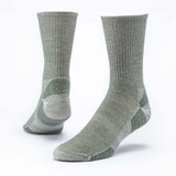 Urban Hiker Unisex Wool Crew Socks - 3 Pack Socks Maggie's Organics L Green 