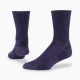 Urban Hiker Unisex Wool Crew Socks - Single Socks Maggie's Organics M Dark Purple 