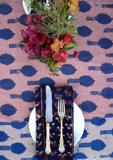 Vera Blue Napkin Set Table Linens Ichcha 