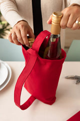 Vin Two Bottle Wine Tote Food + Wine Totes Aplat Cranberry 