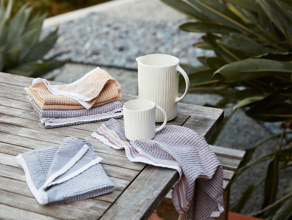 Indra Fair Trade Textile Set, Eco-Friendly Kitchen Towels