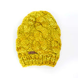Women's Chunky Cable Knit Merino Wool Beanie Hats + Visors Baabushka 