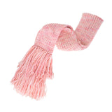 Women's Oversized Merino Wool Tassel Scarf Scarves Baabushka Cotton Candy 