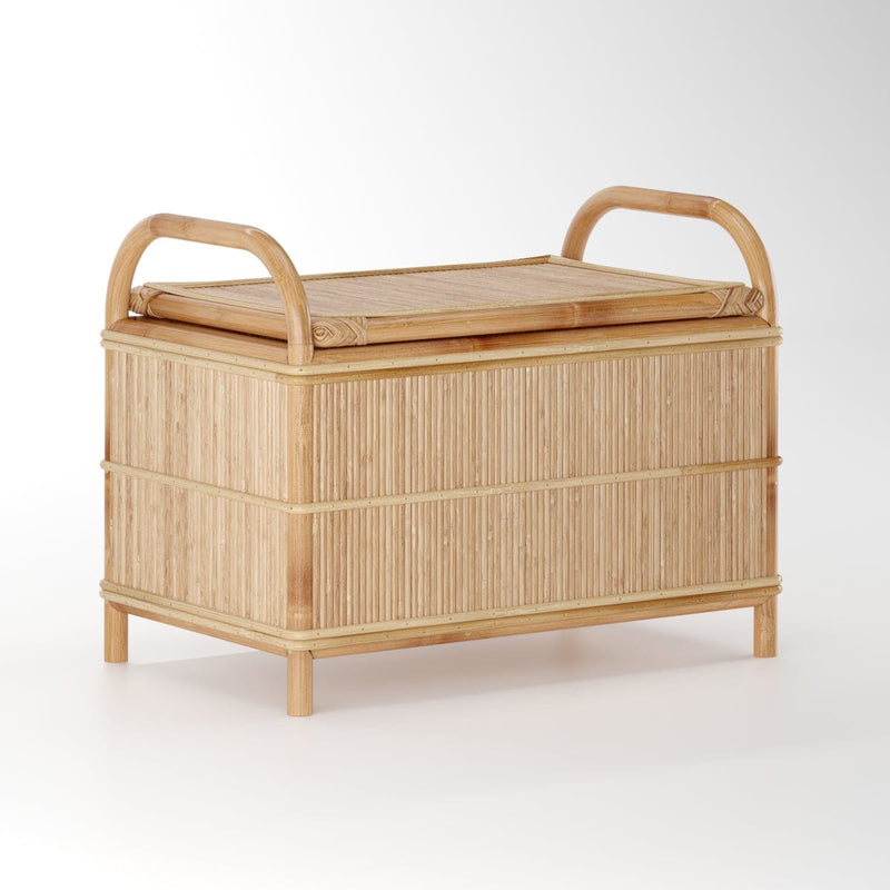 Wooden Storage Trunk and Bench Mojo Boutique 