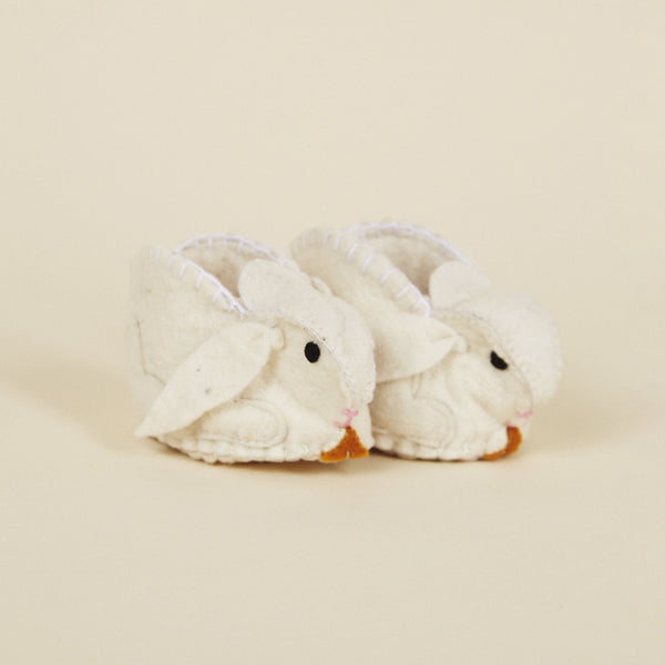 Wool Baby Booties - Bunny Baby Booties Silk Road Bazaar 