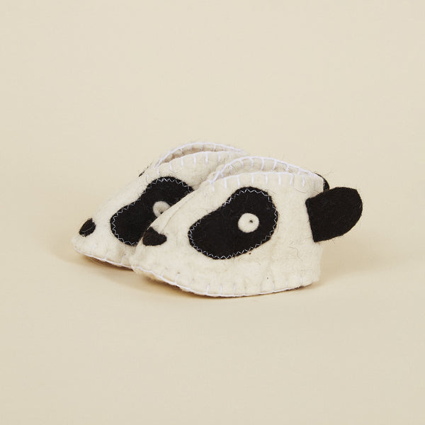 Wool Baby Booties - Panda Baby Booties Silk Road Bazaar 