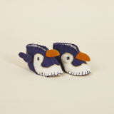 Wool Baby Booties - Penguin Baby Booties Silk Road Bazaar 